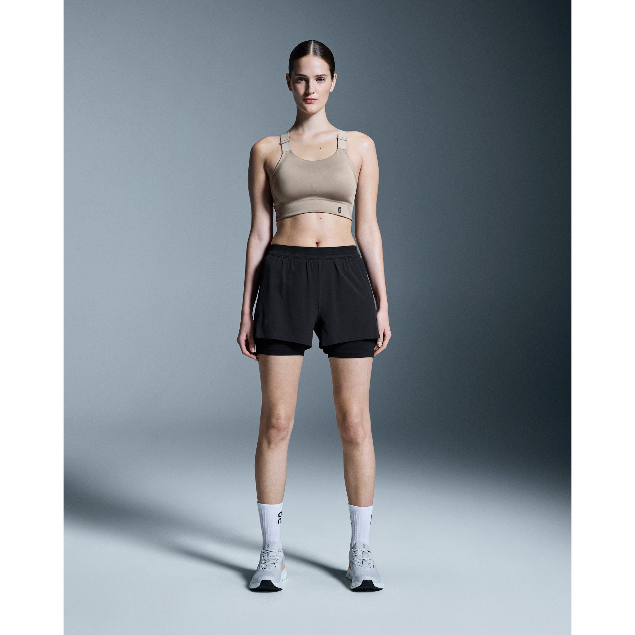 On 3" Performance 2/1 Shorts Black