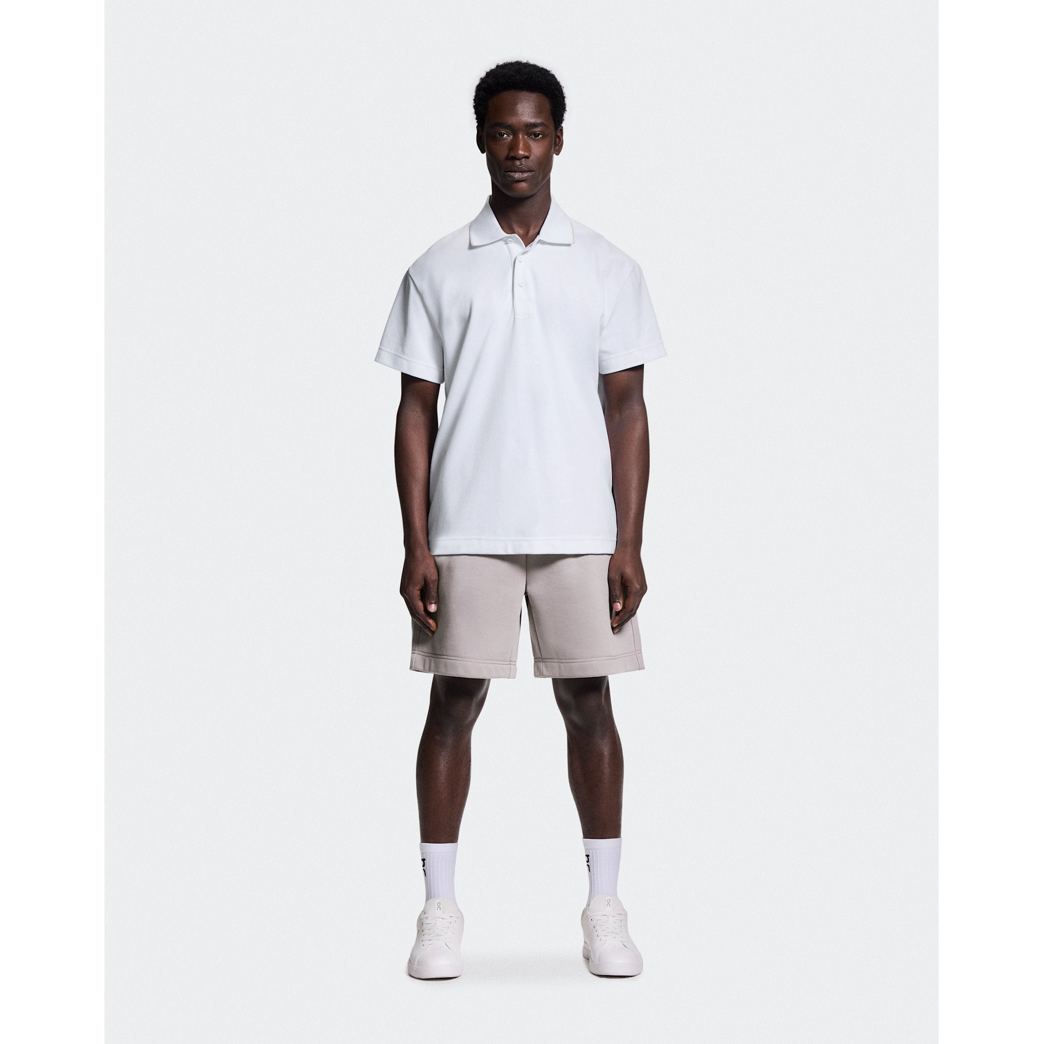 On Courtside Polo White | Sand