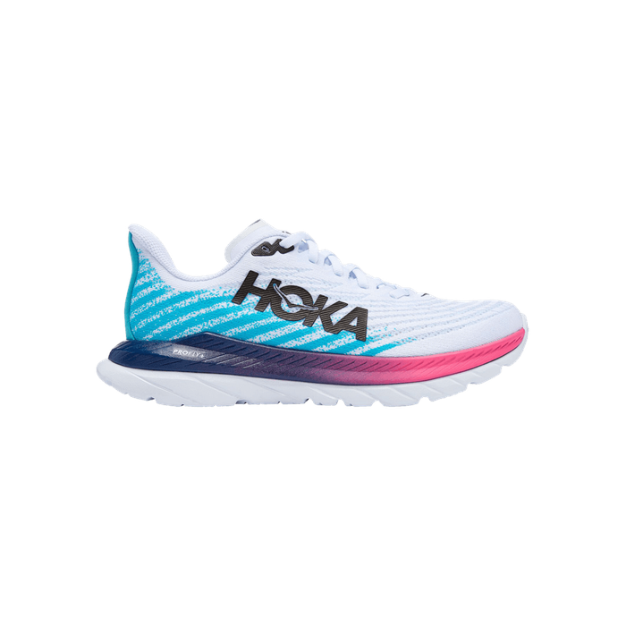 Hoka Wmns Mach 5 'White Scuba Blue'