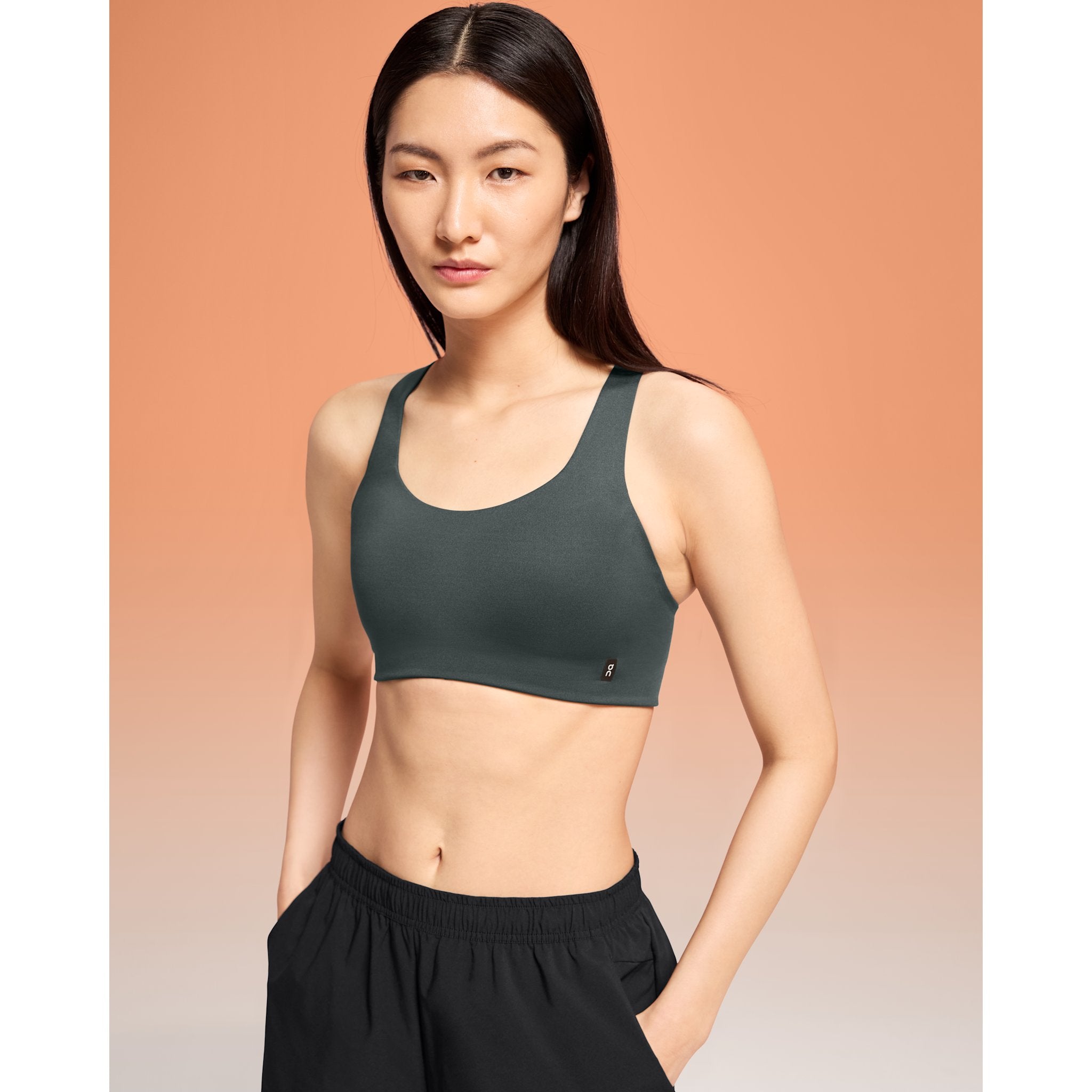 On Active Bra Lead | Black