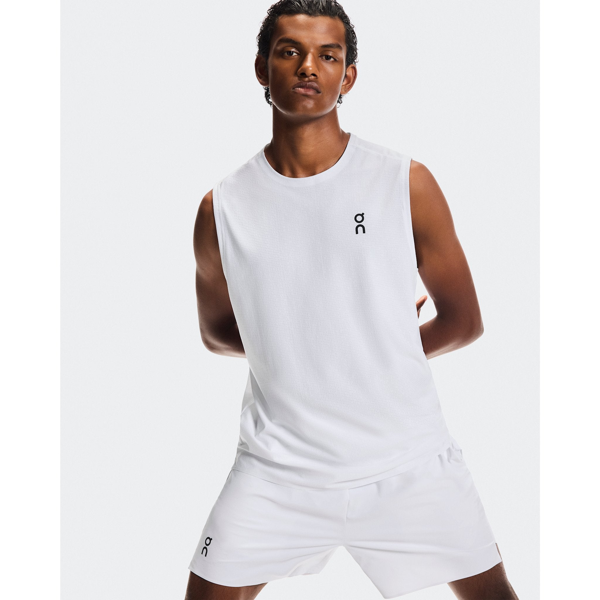 On Court Tank White