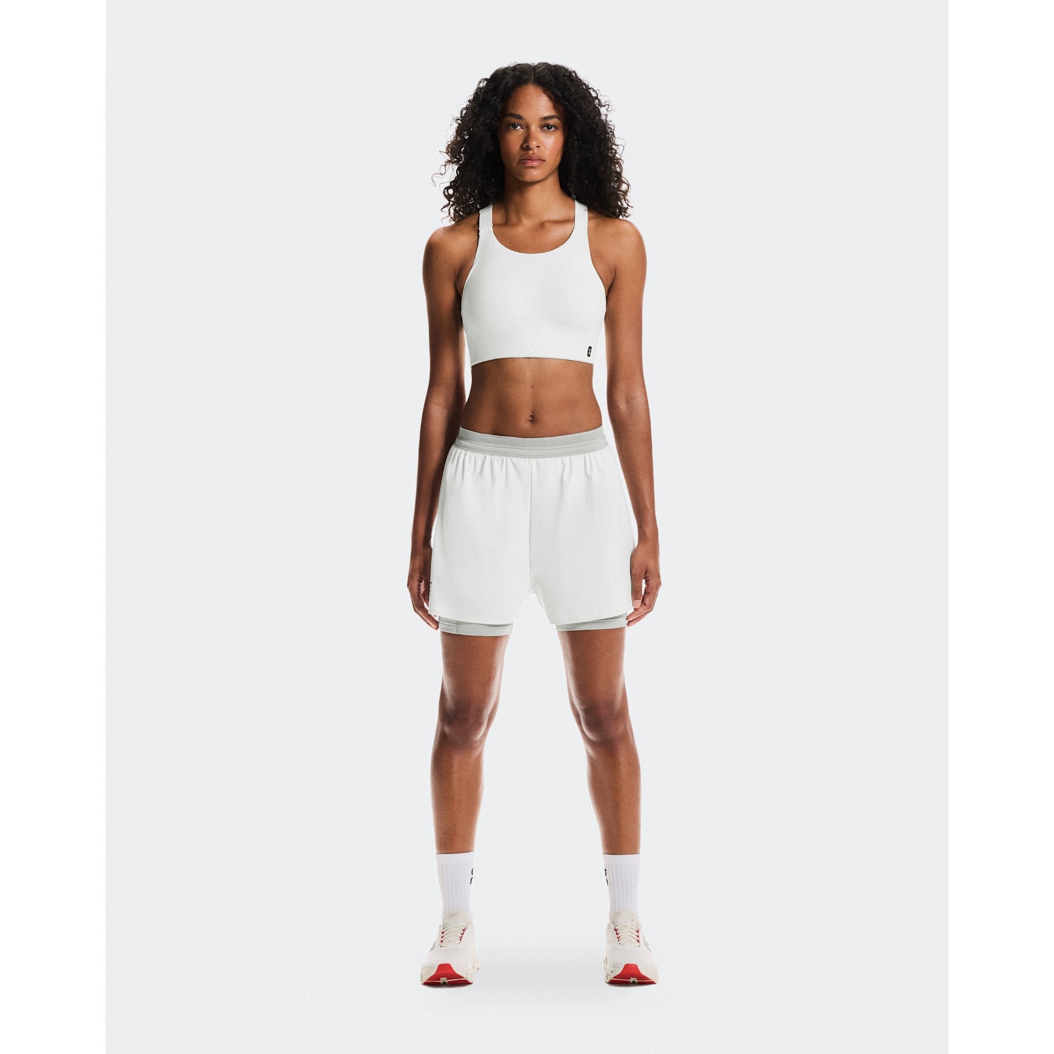 On 3" Performance 2/1 Shorts Iceberg | Tin