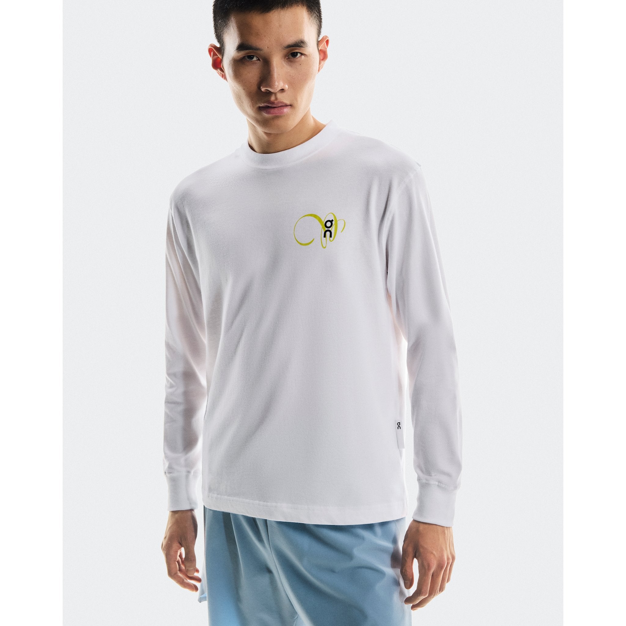 On Club Long-T Graphic White