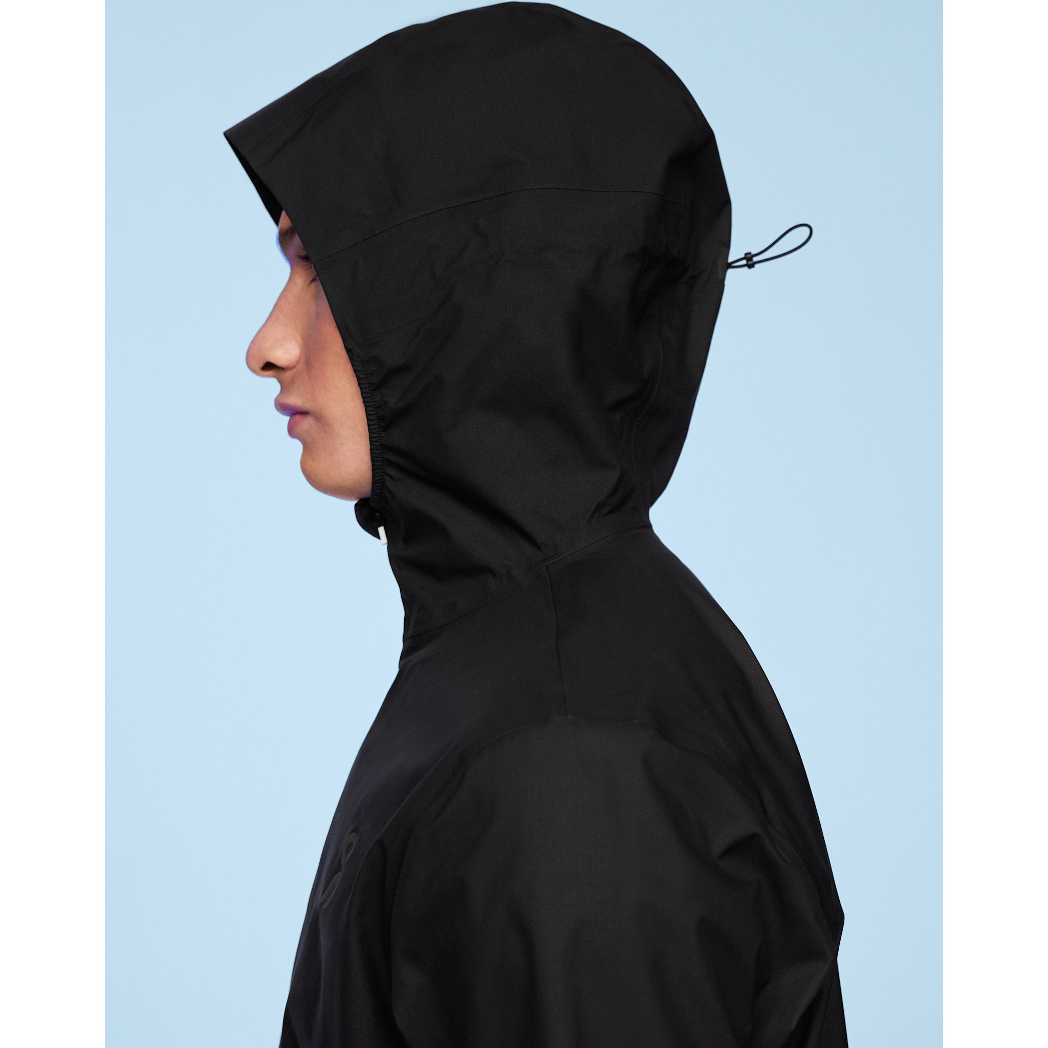 On Waterproof Anorak Black