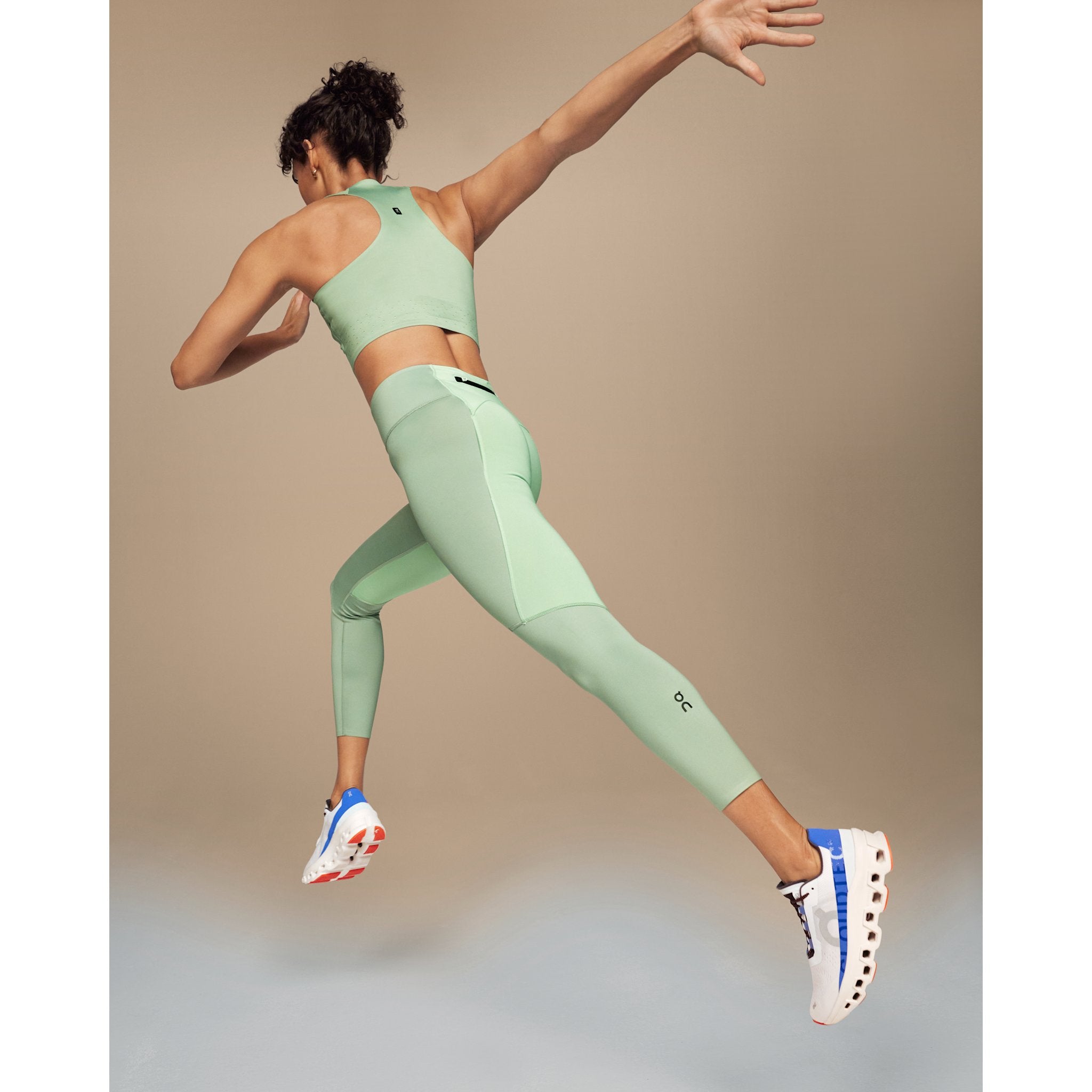 On Performance Tights 7/8 Moss | Creek