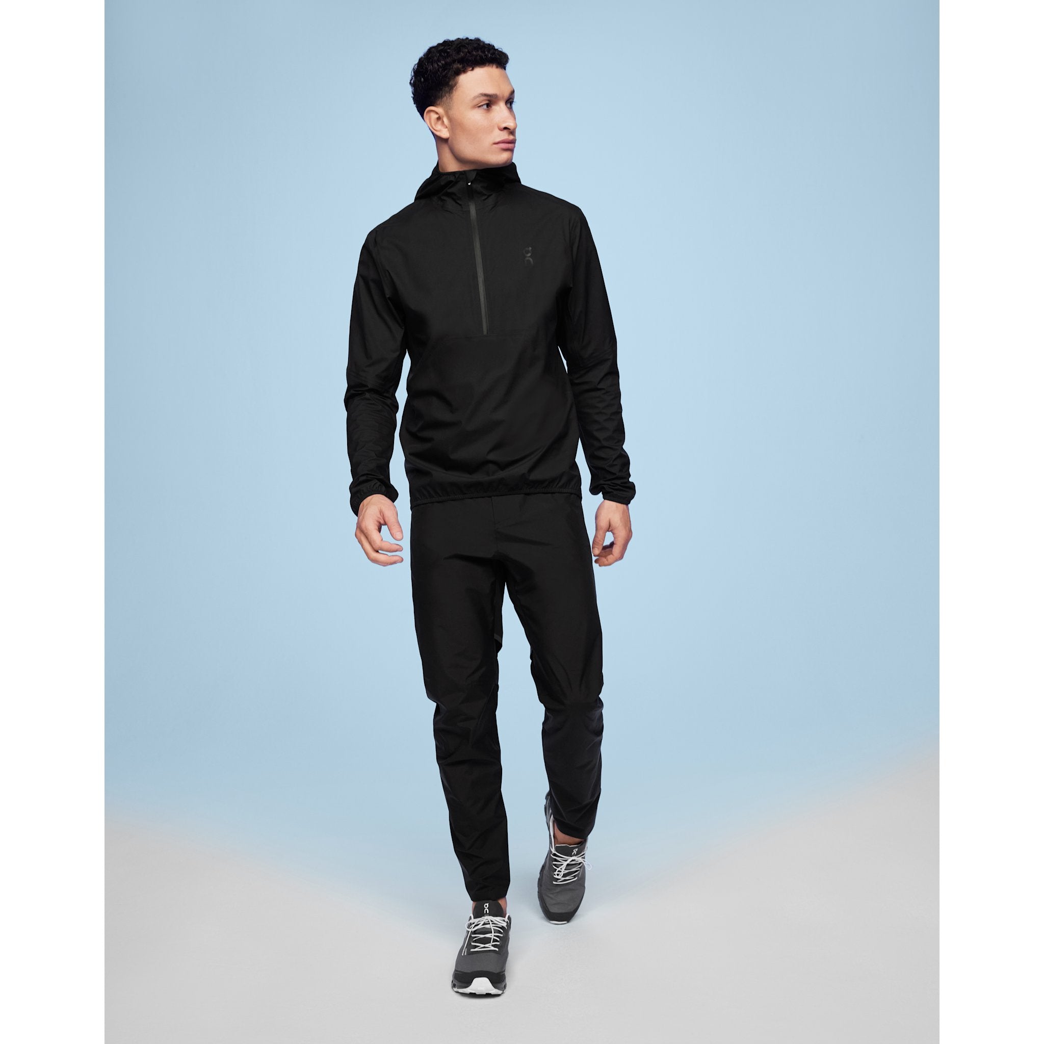 On Waterproof Anorak Black