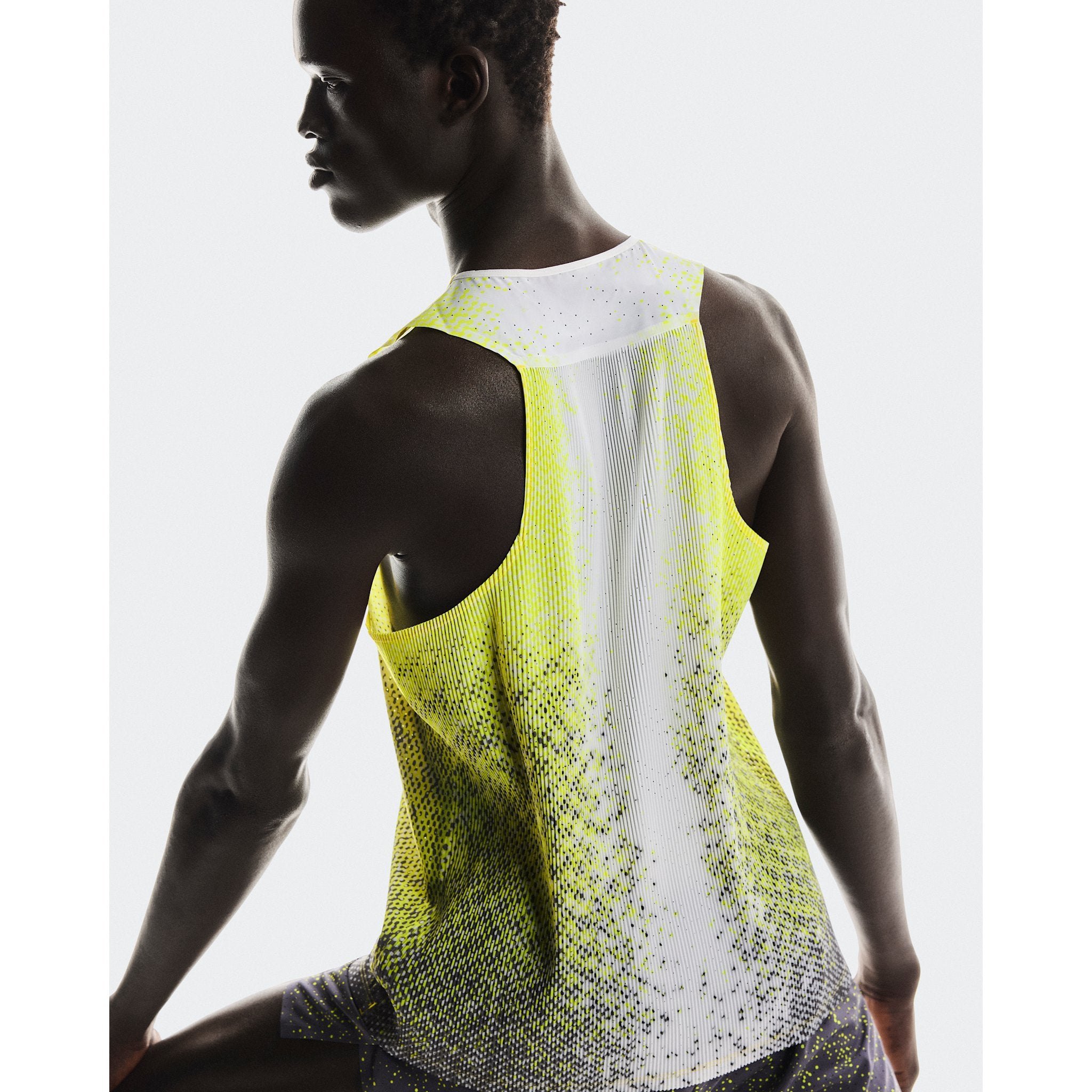 On Race Singlet Lime