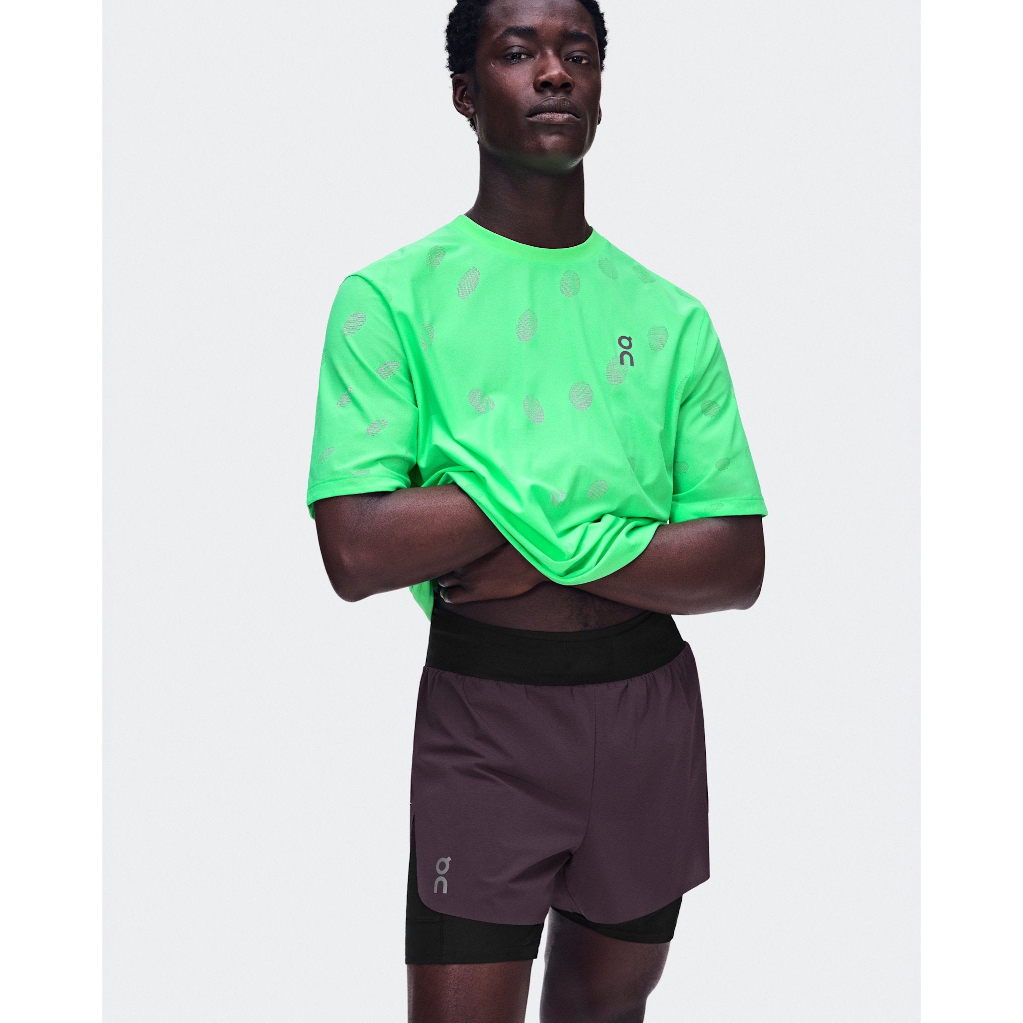 On Zero 2-in-1 Shorts Urchin | Black
