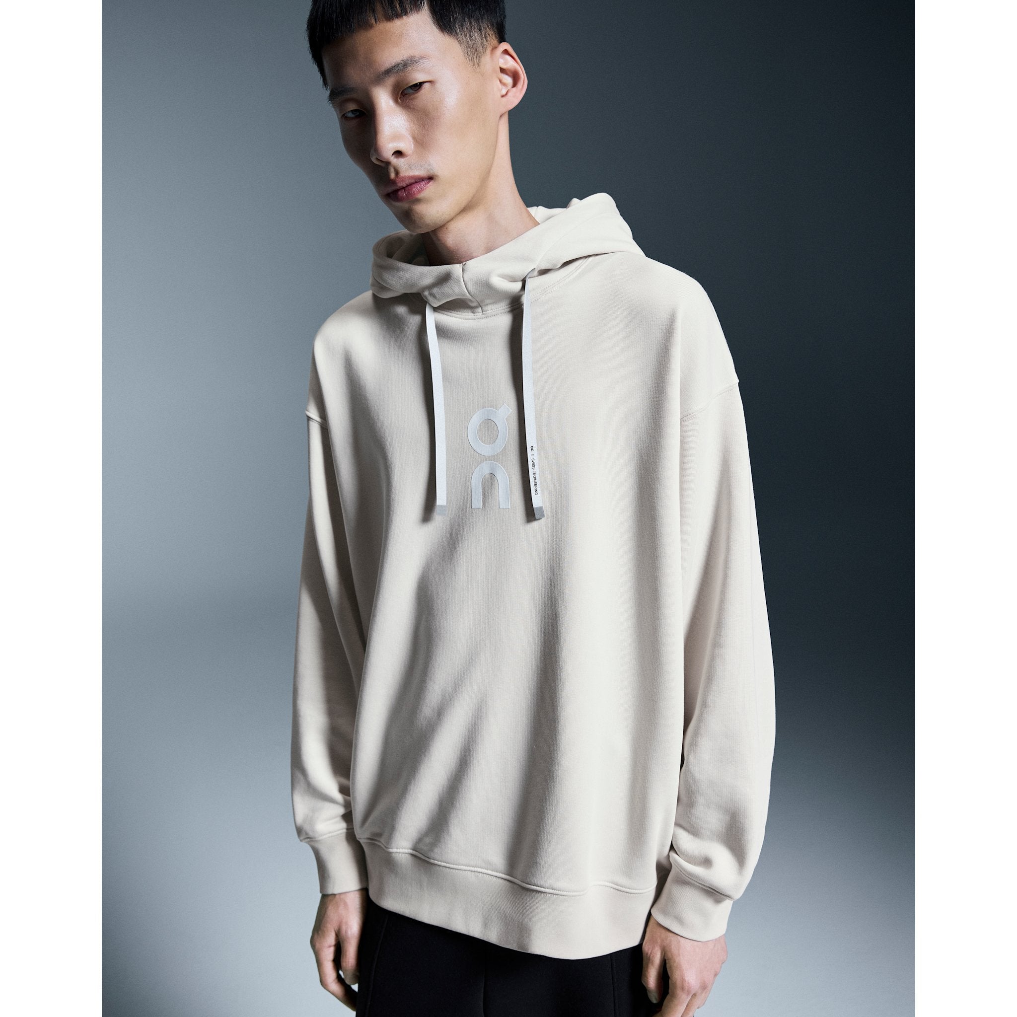 On Club Hoodie Silver