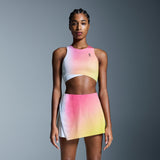 On Court Crop Top Black | White
