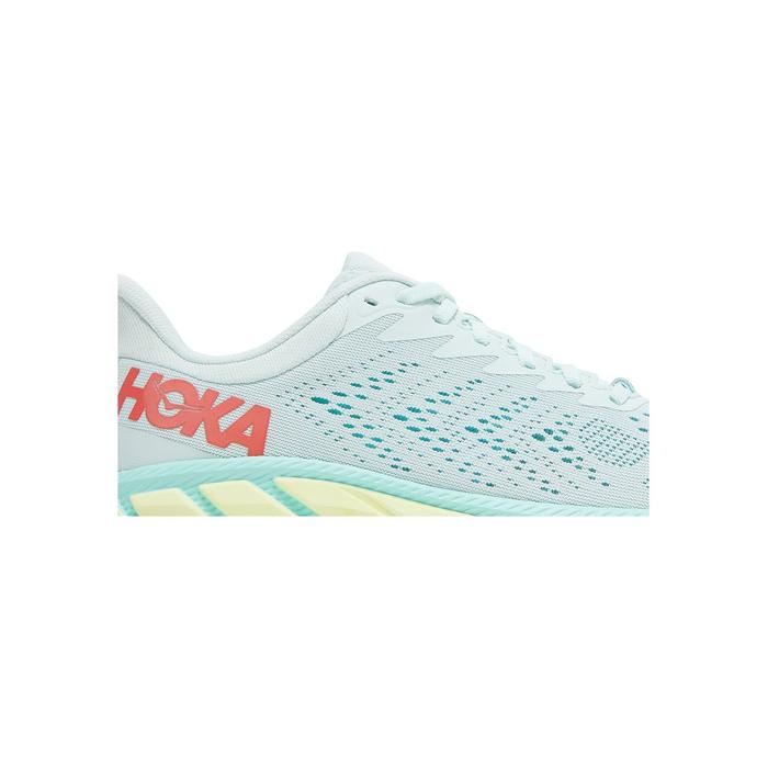 Hoka Wmns Clifton 7 'Morning Mist Hot Coral'