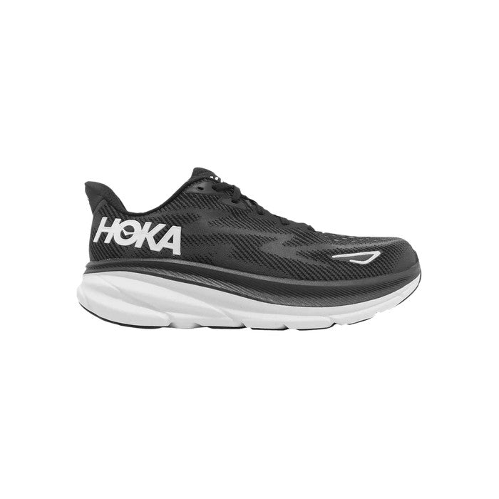 Hoka Clifton 9 2E Wide 'Black White'