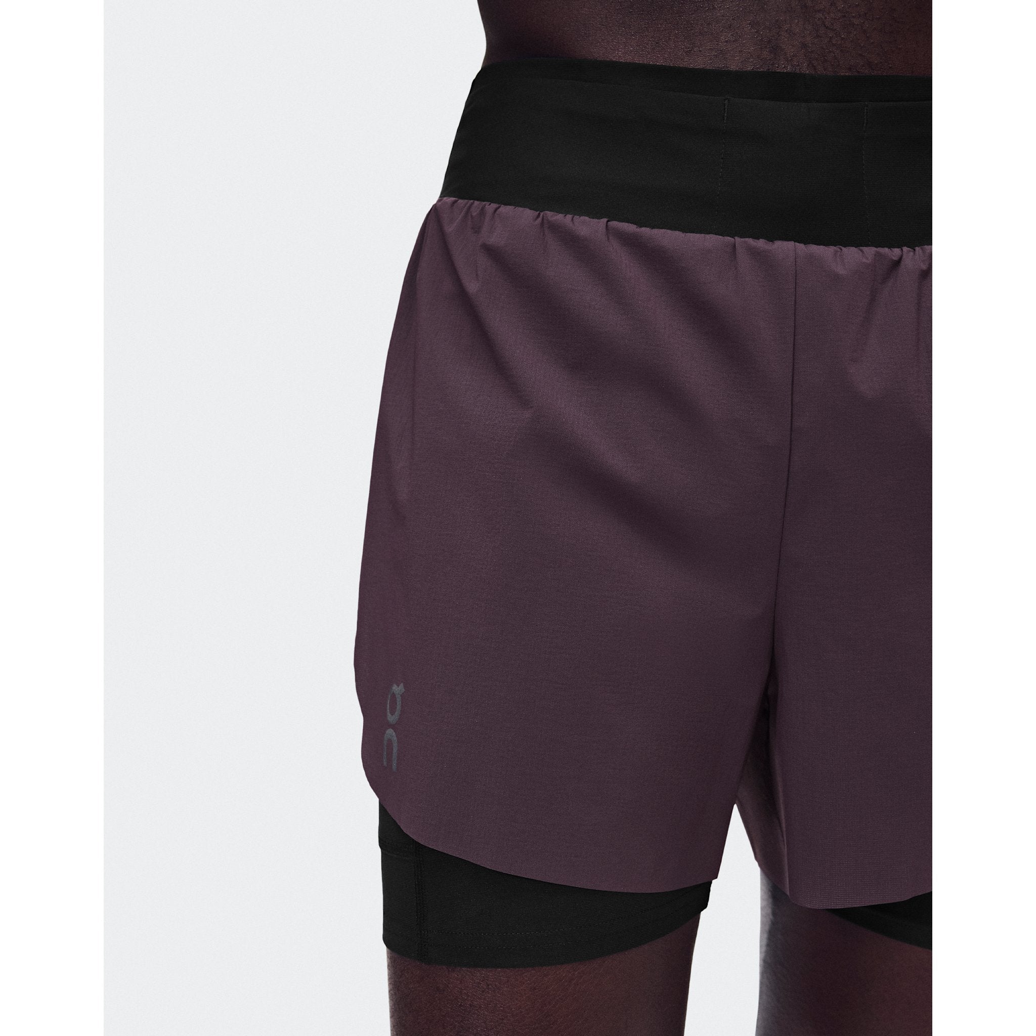 On Zero 2-in-1 Shorts Urchin | Black