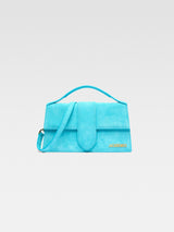 Jacquemus The Large Bambino Crossbody Flap Bag Light Turquoise