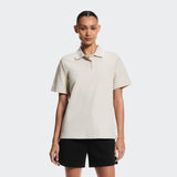 On Courtside Polo Sand | White