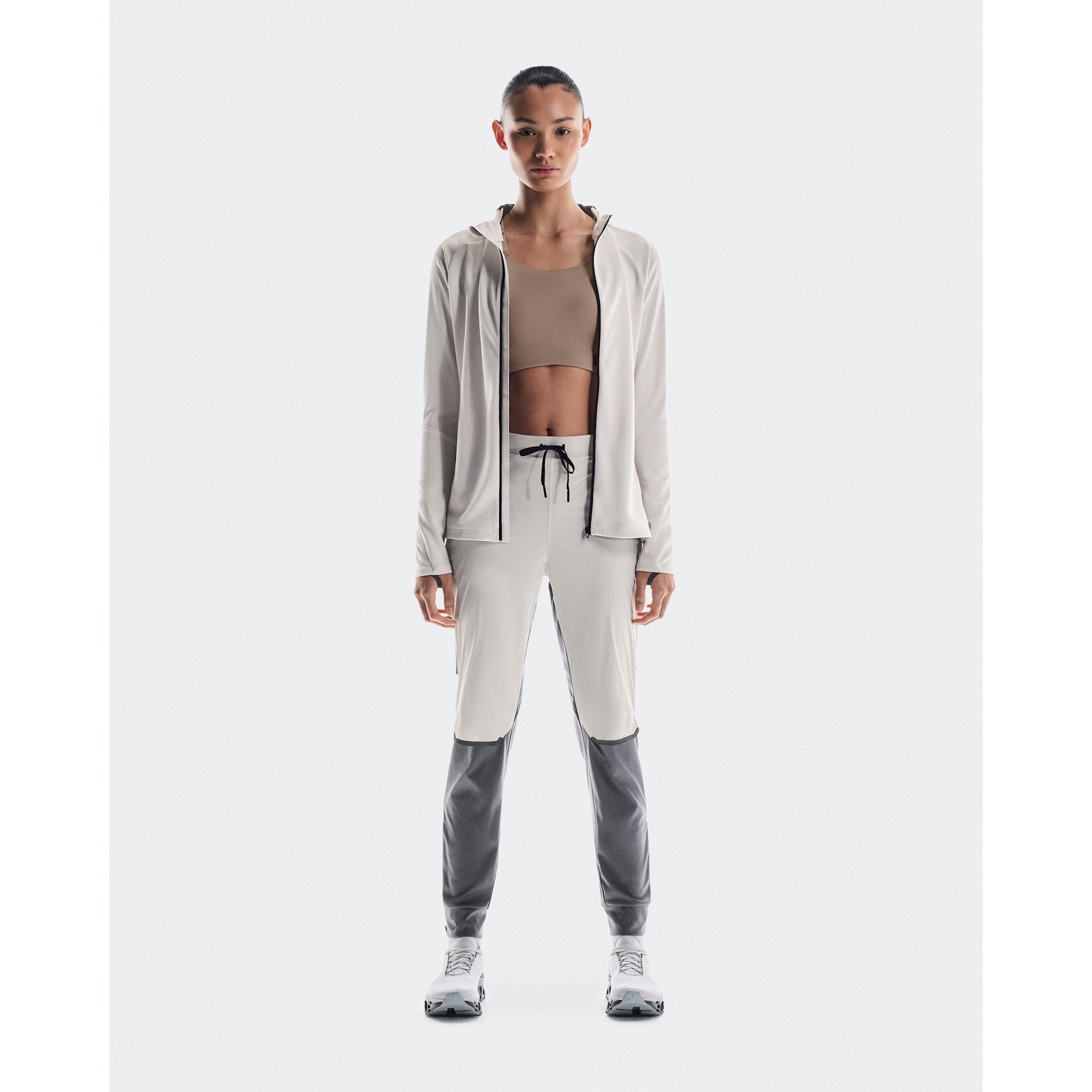 On Weather Pants Silver | Eclipse
