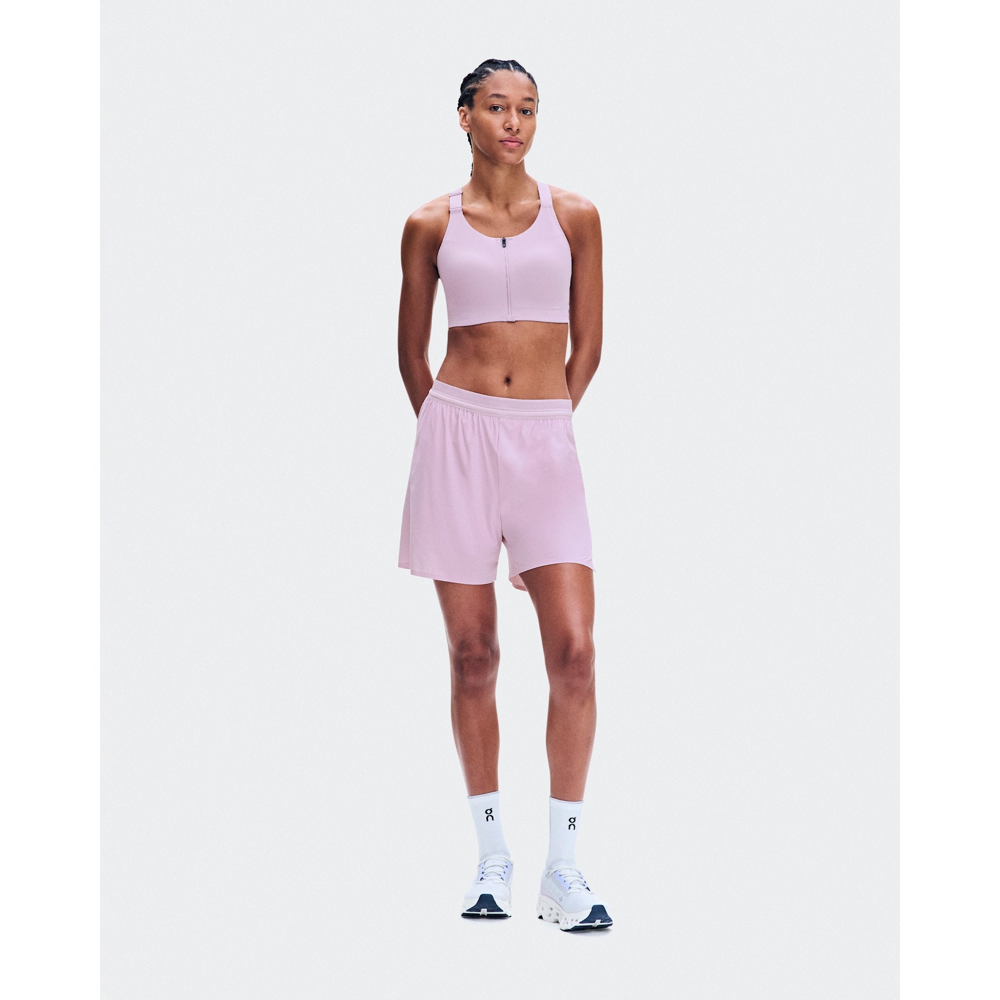 On Endurance Bra Zip Foxglove