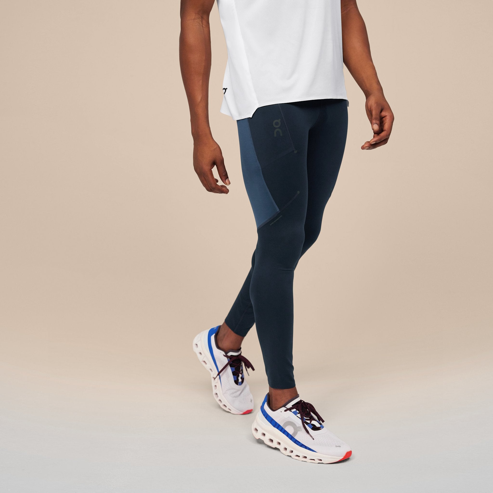 On Performance Tights Navy | Denim