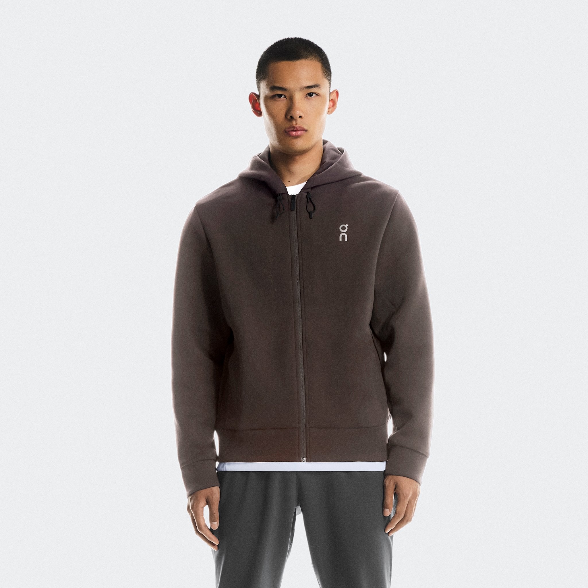 On Focus Tech Zip Hoodie Acai