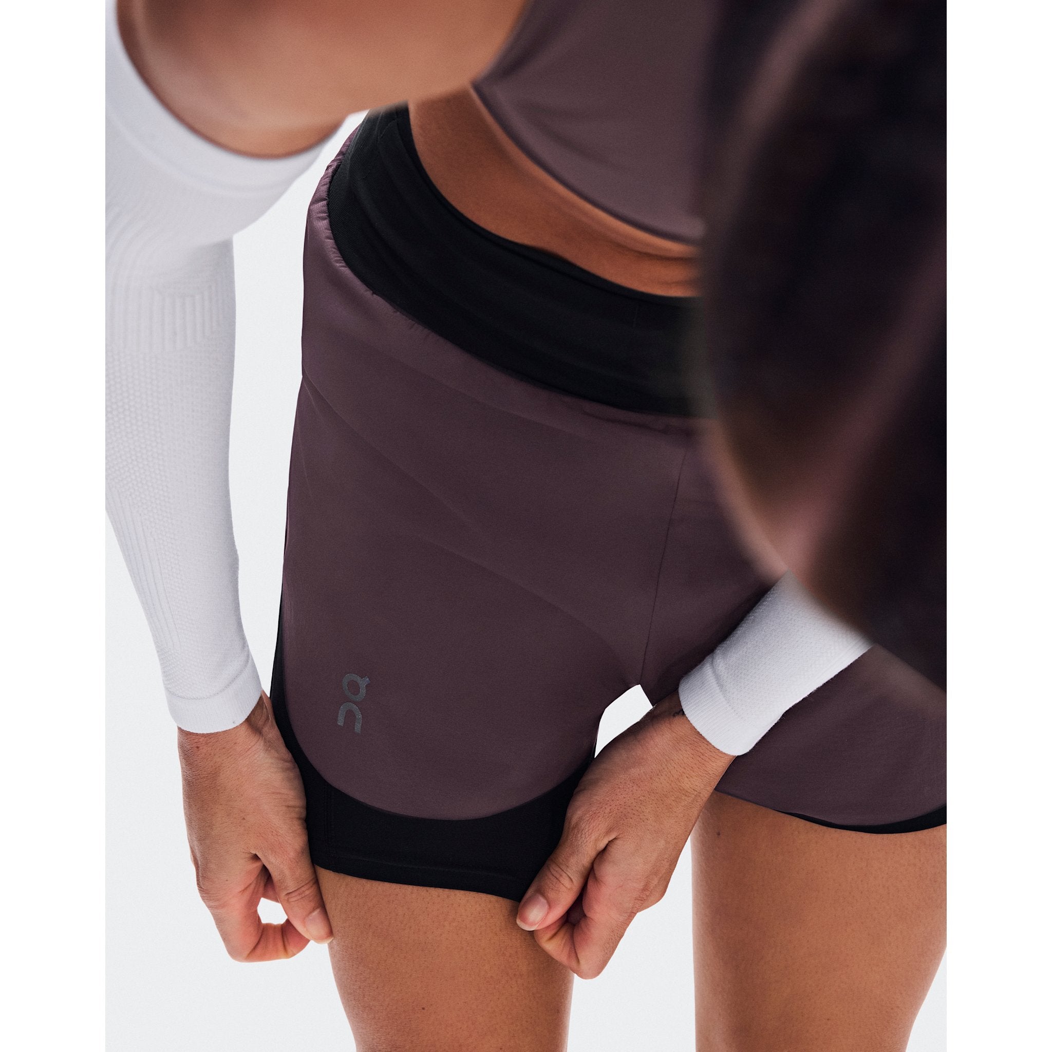 On Zero 2-in-1 Shorts Urchin | Black
