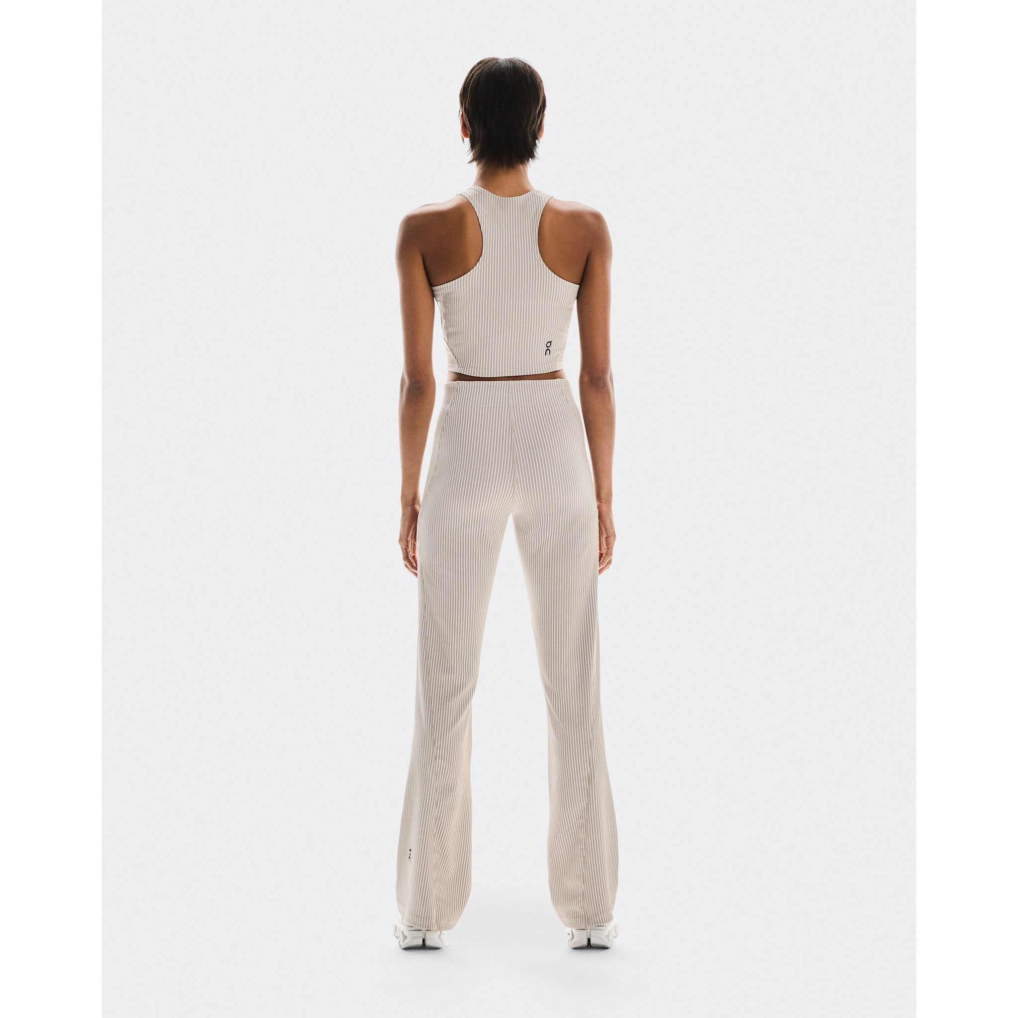 On All-Day Ribbed Pants Desert | White