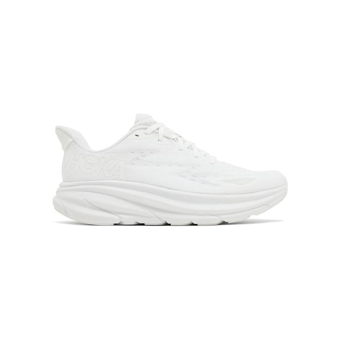 Hoka Clifton 9 'Triple White'