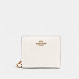 Coach Snap Wallet Gold Chalk