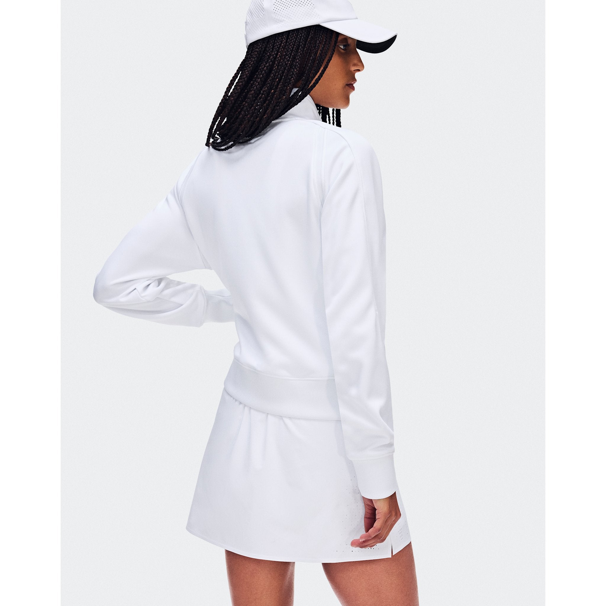 On Courtside Full Zip LDN White
