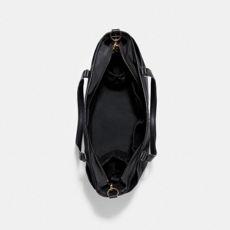 Coach Baby Bag Gold Black