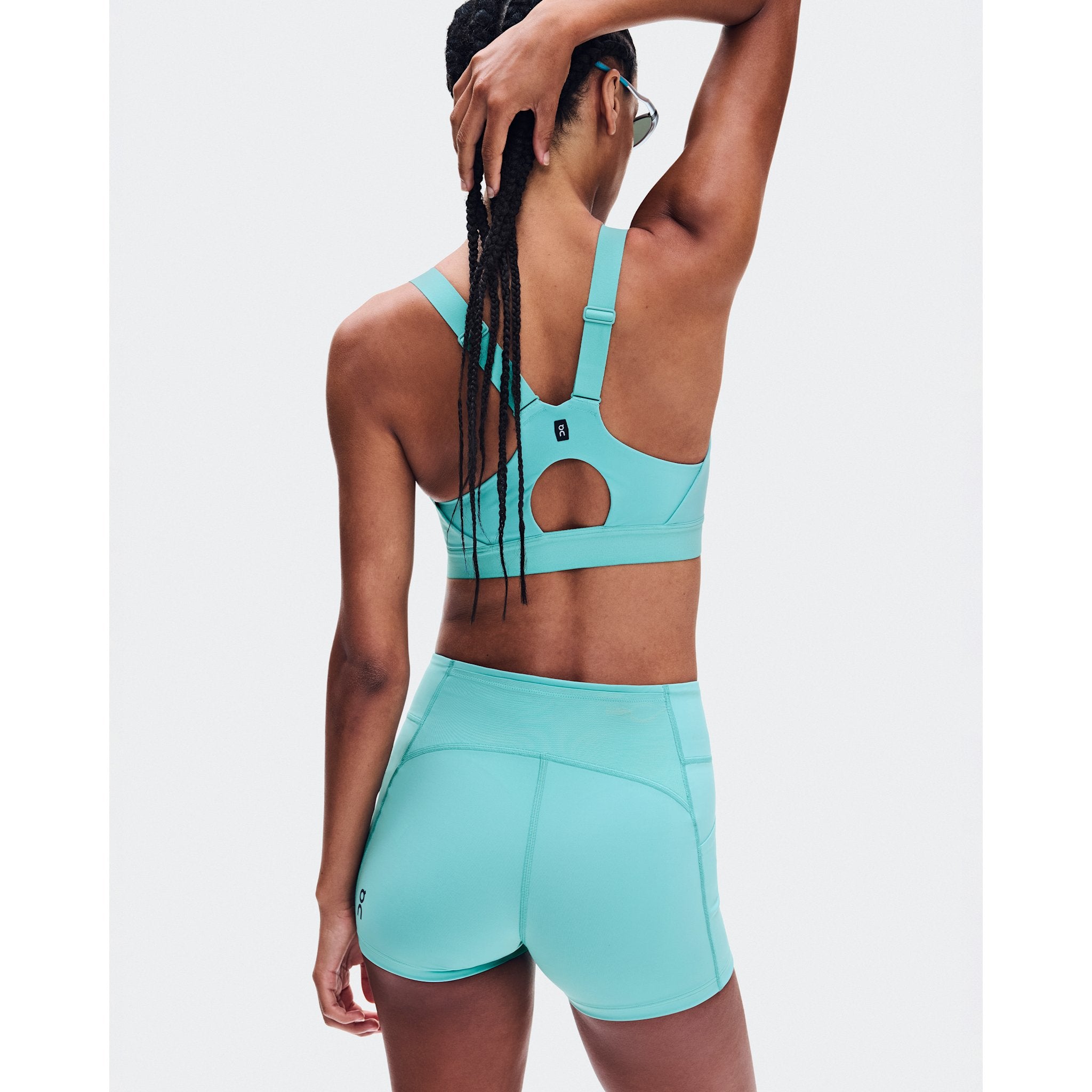 On 3" Performance Tights Aquamarine