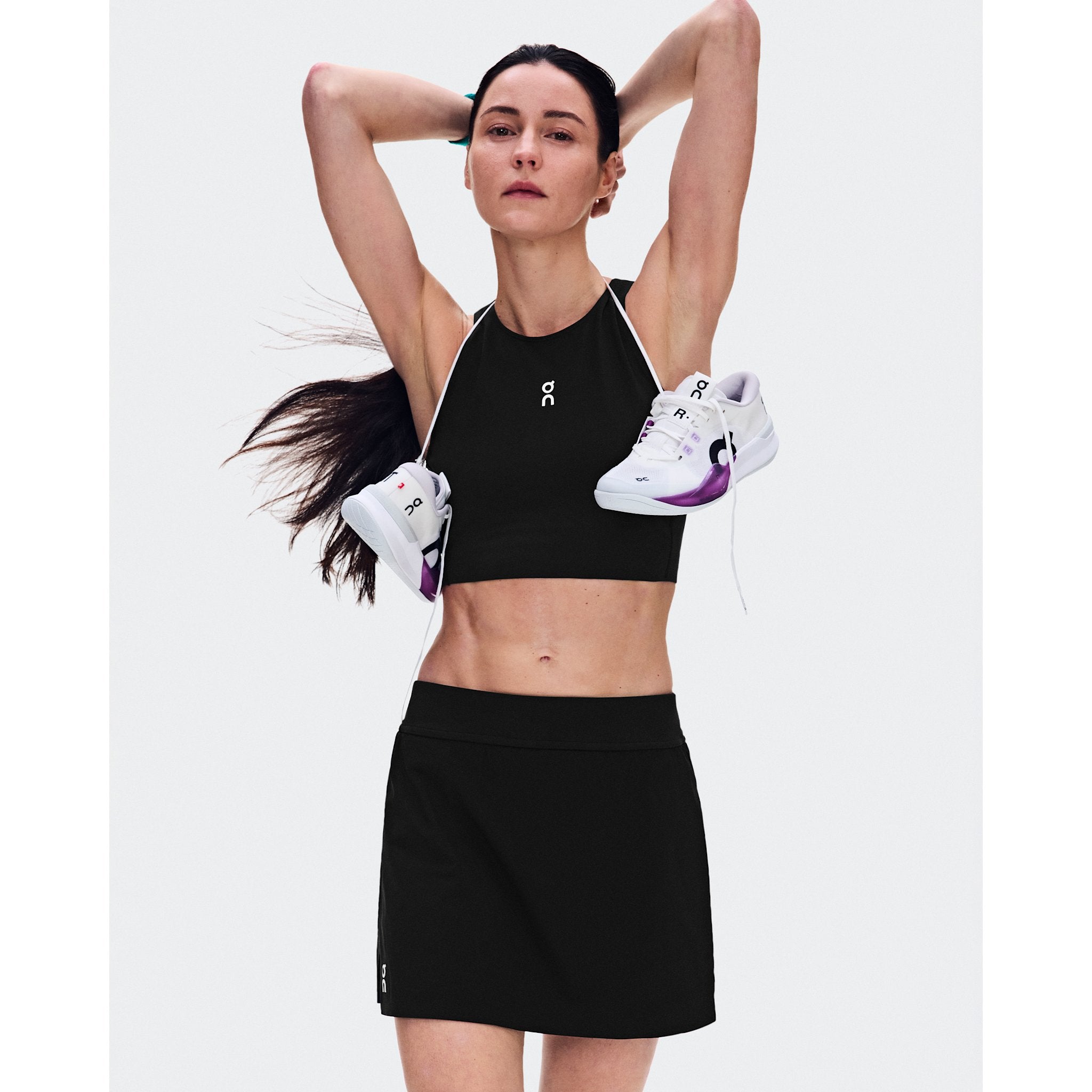 On Court Skirt Split Black