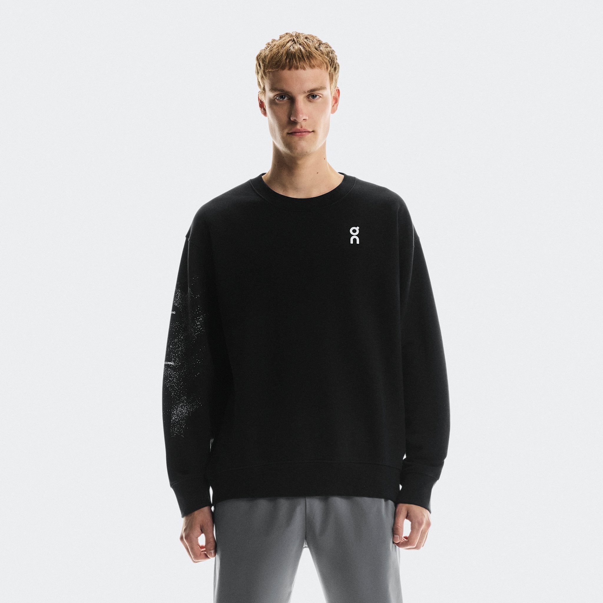 On Club Crew Graphic Black | Olive