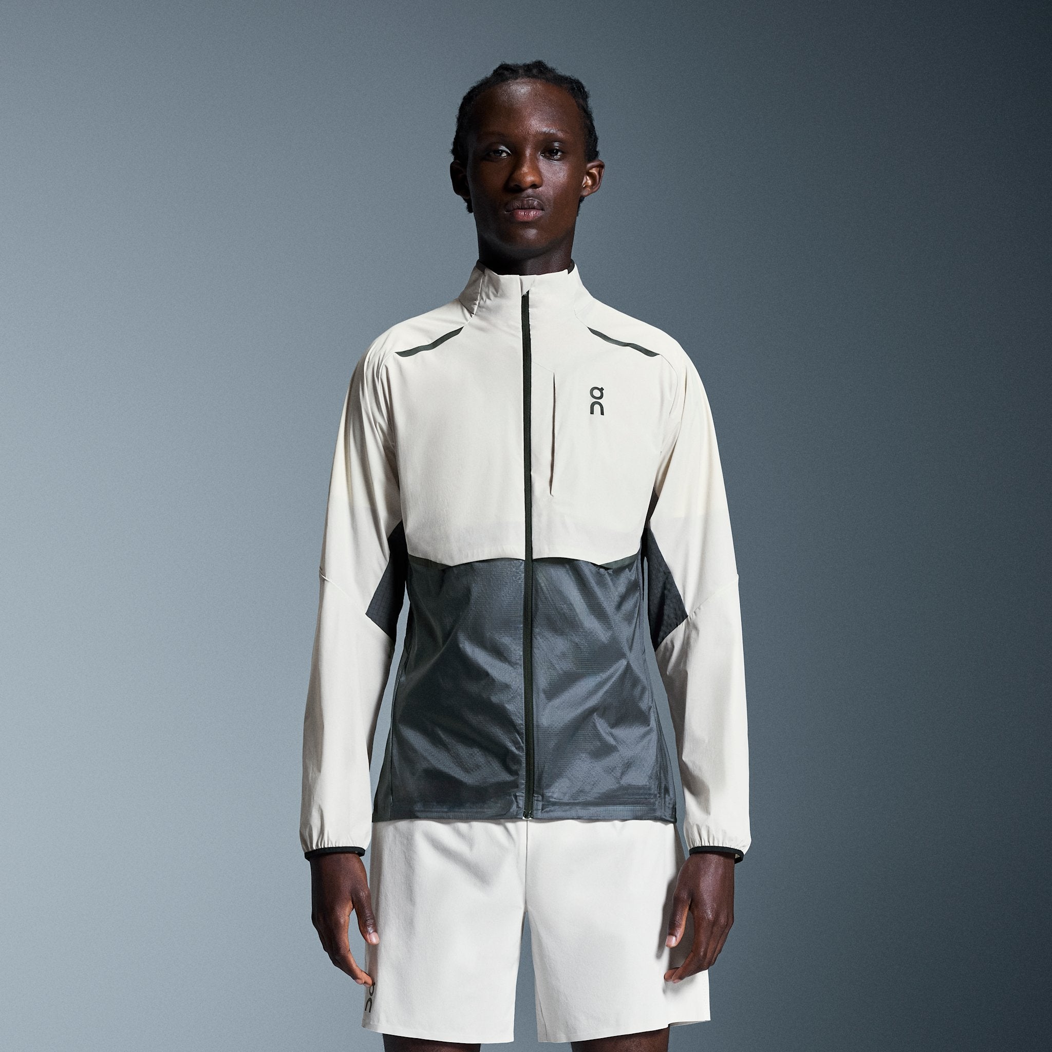 On Weather Jacket Silver | Eclipse