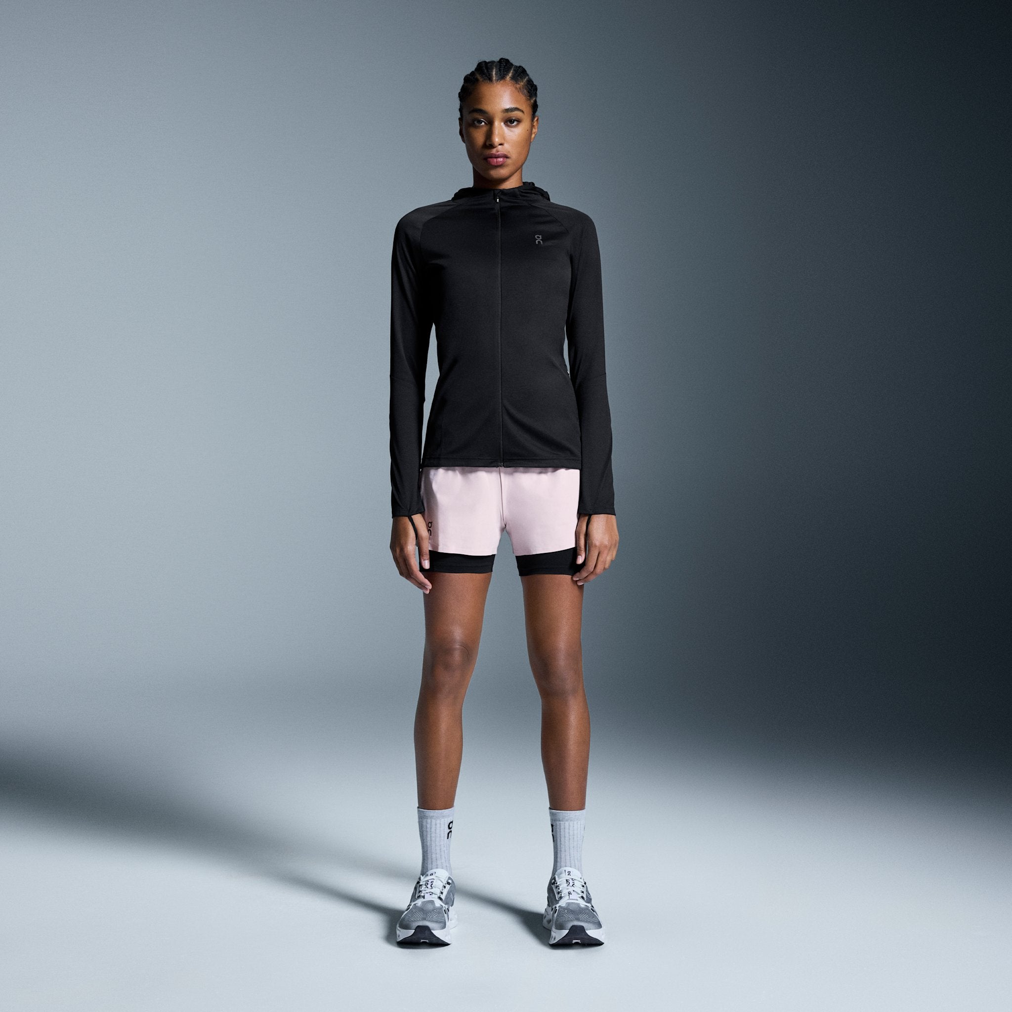 On 3" Performance 2/1 Shorts Mauve | Black