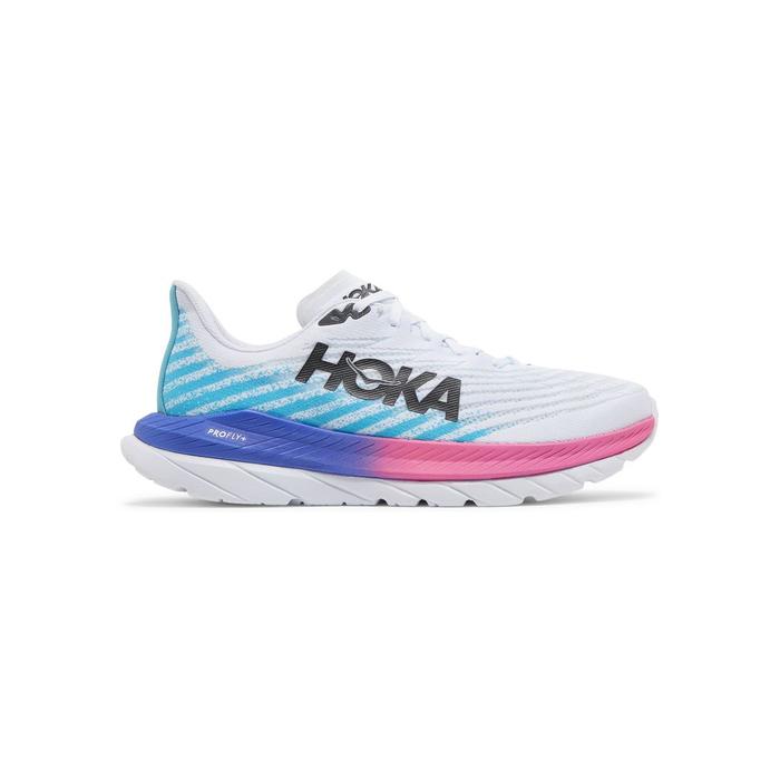 Hoka Mach 5 'White Scuba Blue'