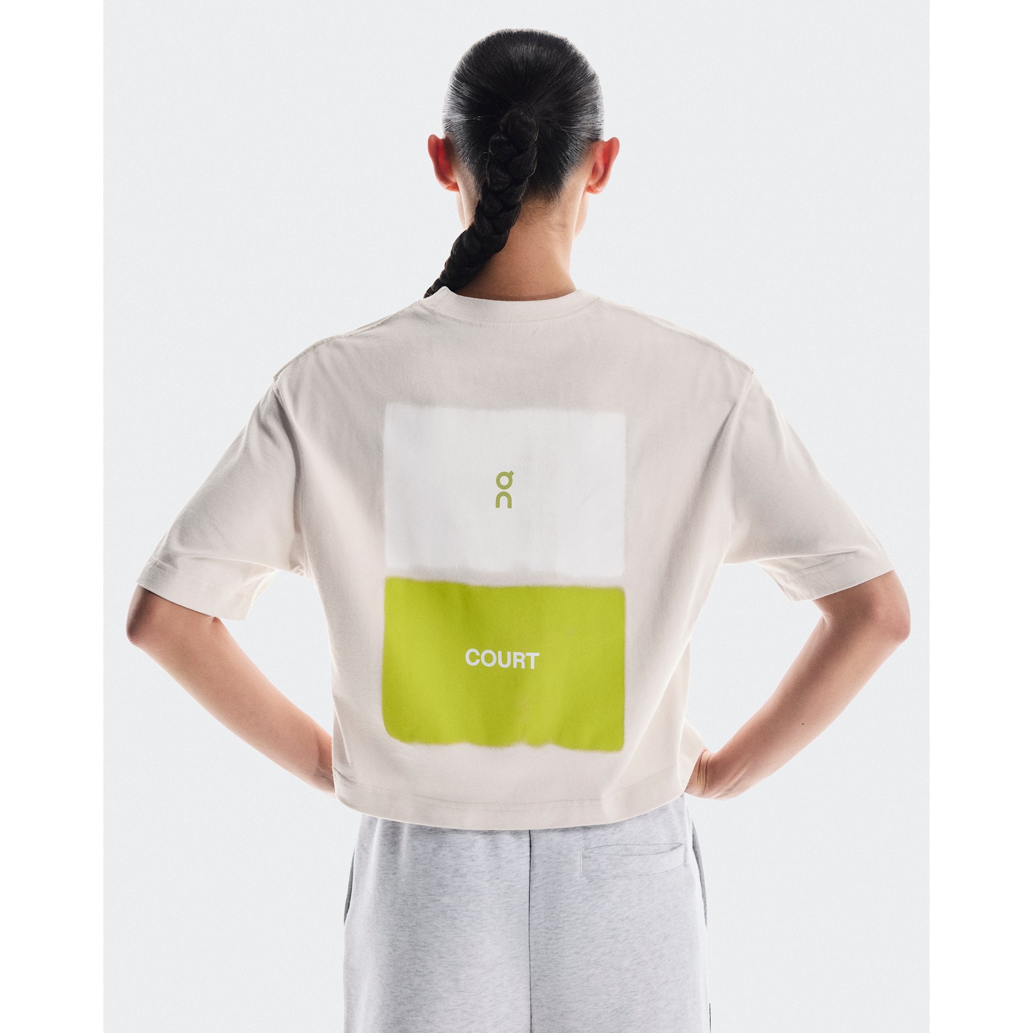 On Club Boxy-T Graphic Silver