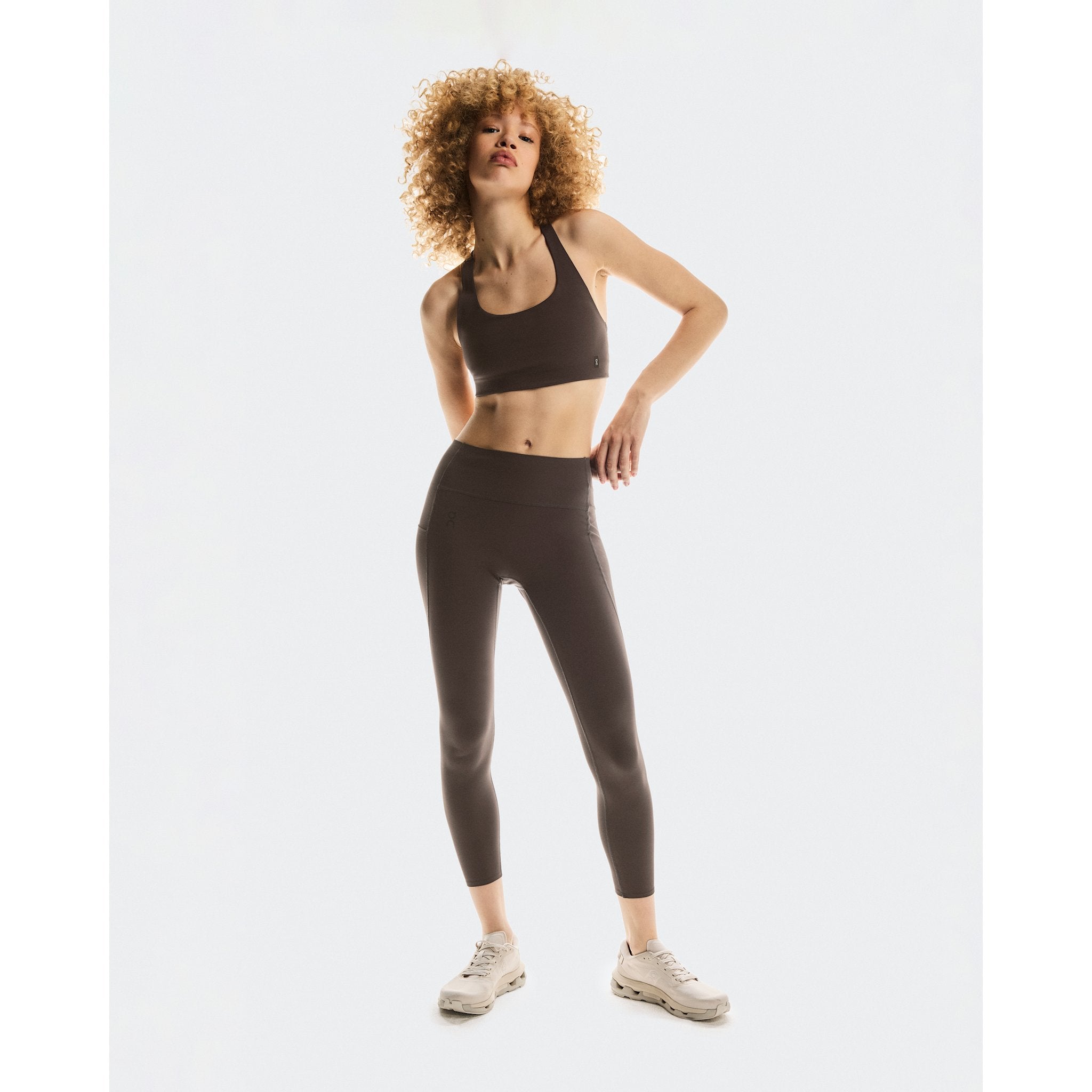 On Studio Tights 7/8 Pebble