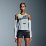 On Race Singlet Limelight | Glacier