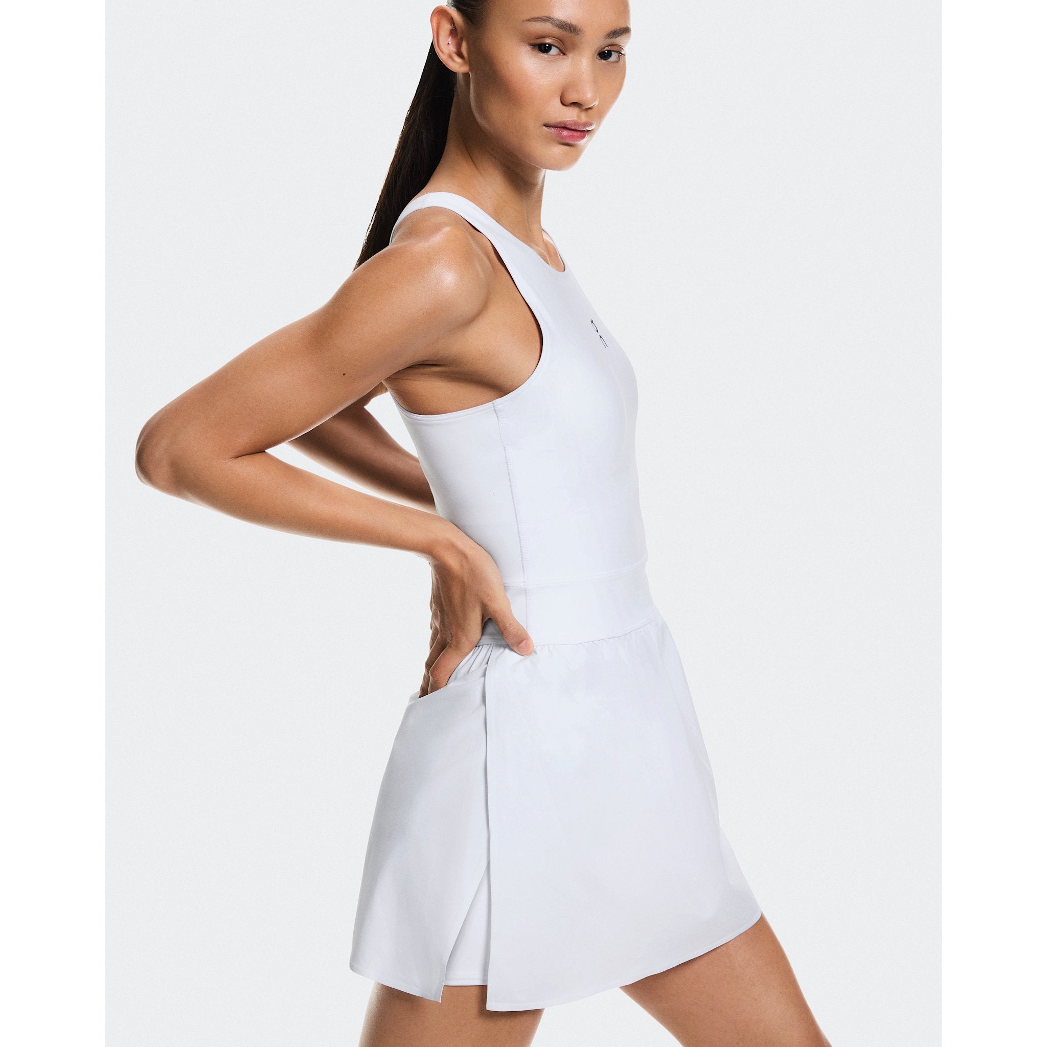 On Court Dress Split White