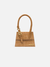 Jacquemus The Medium Chiquito With Buckle Signature Buckled Handbag Camel