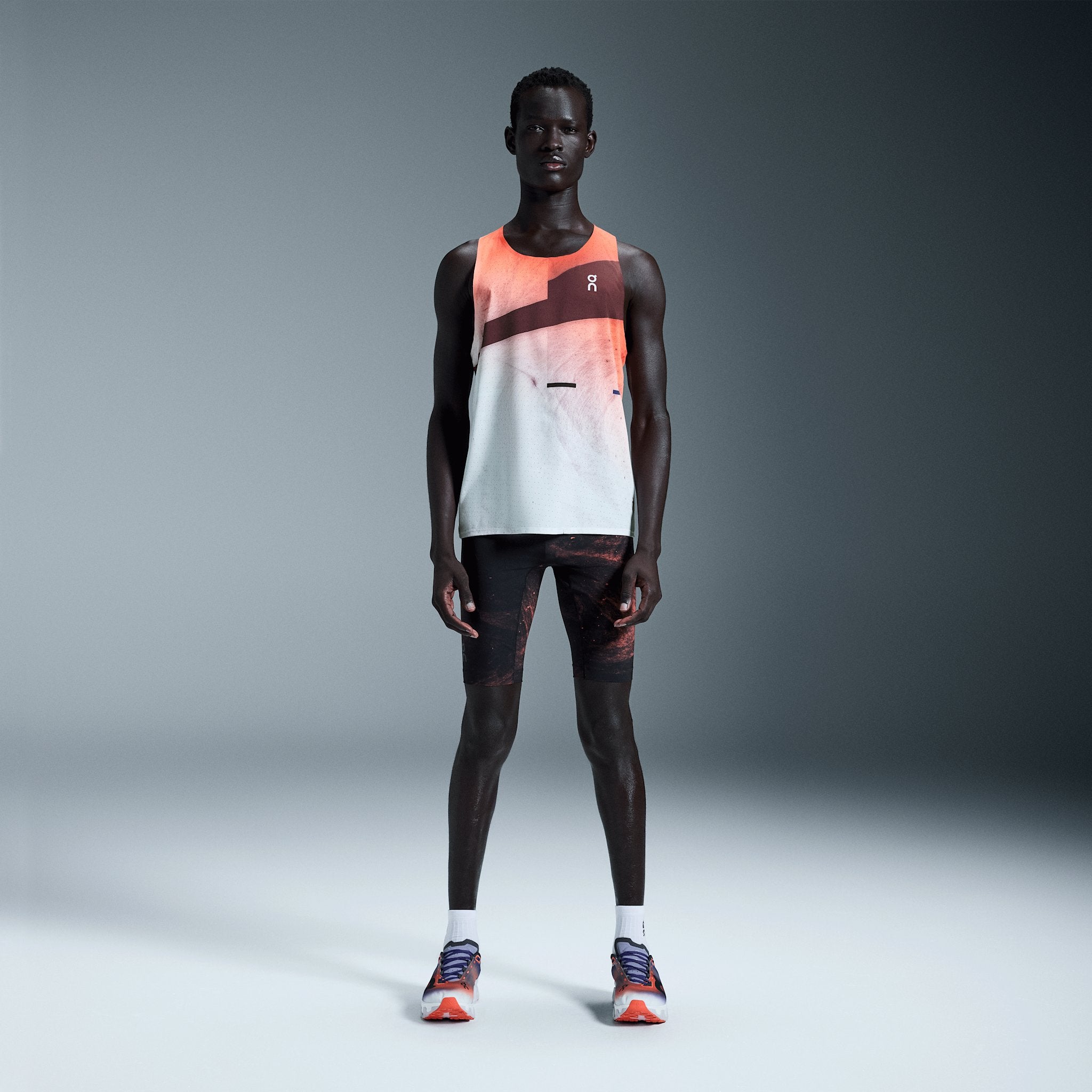 On Race Tights Half Iron | Glacier
