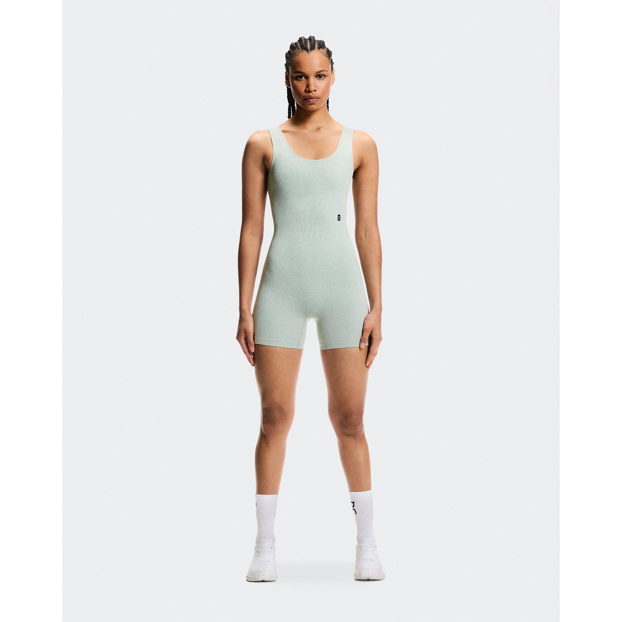 On Studio Knit Bodysuit Mineral Heather