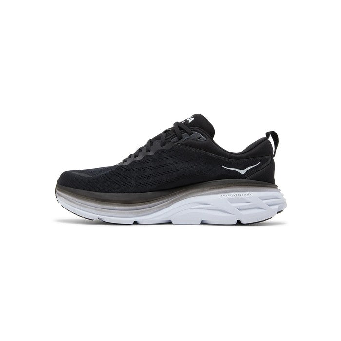 Hoka Bondi 8 2E Wide 'Black White'