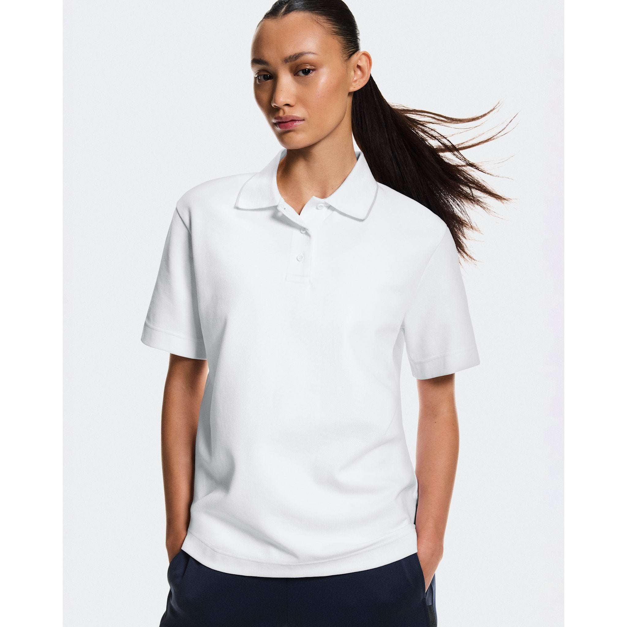 On Courtside Polo White | Sand