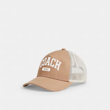 Coach Coach 1941 Embroidered Trucker Hat Light Saddle