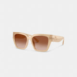 Coach Oversized Cat Eye Sunglasses Milky Beige