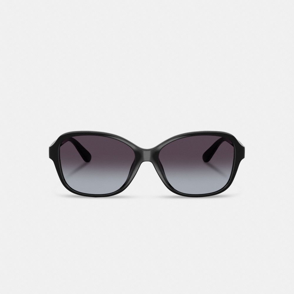 Coach Oversized Oval Sunglasses Black