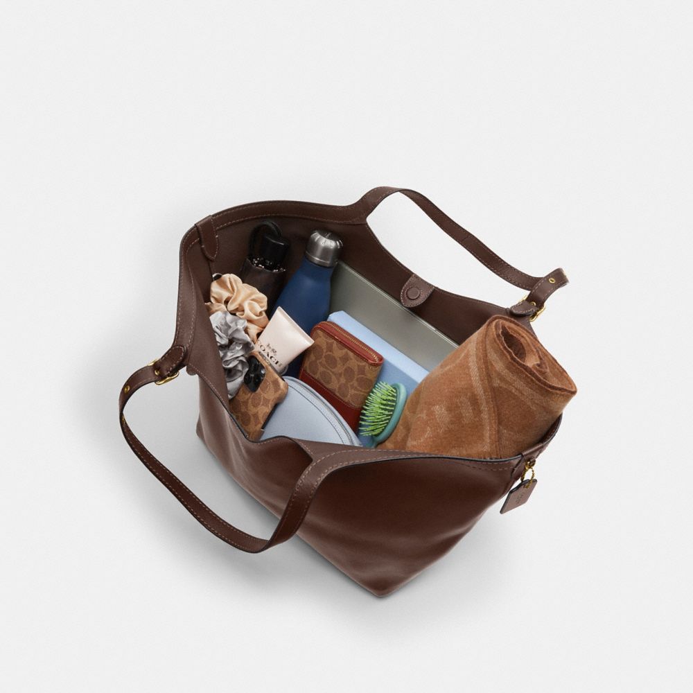 Coach Gramercy Tote Bag Brass Maple