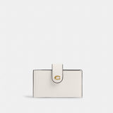 Coach Essential Multi Card Holder Brass Chalk