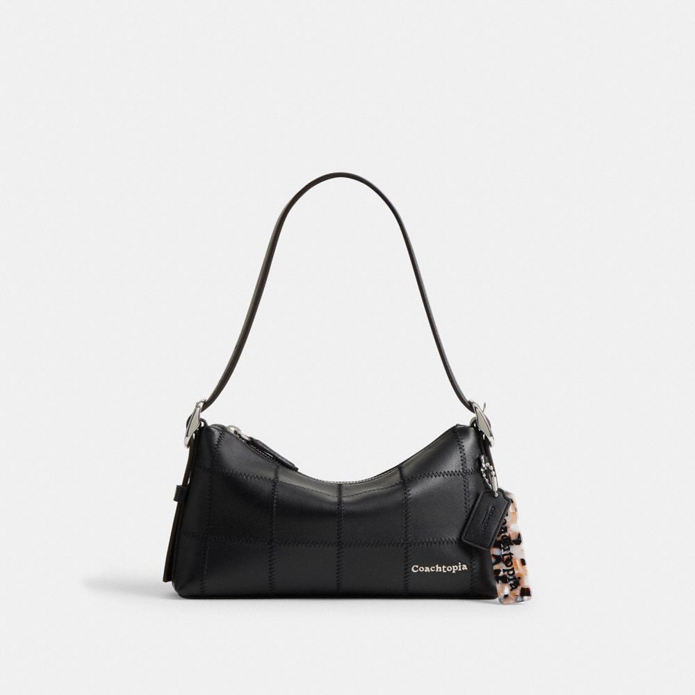 Coach Alter/Ego Small Slouchy Shoulder Bag In Upcrafted Leather Black